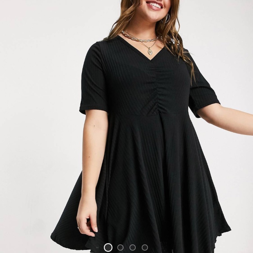 Ribbed tunic blouse or dress